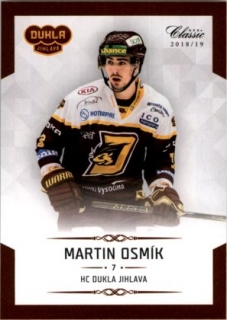 Hokejová karta Martin Osmík OFS Chance Liga 2018-19 řadová karta č. 15