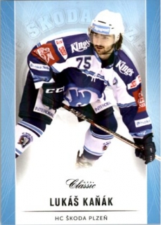 hokejová karta Lukáš Kaňák OFS 16/17 S.2 Blue