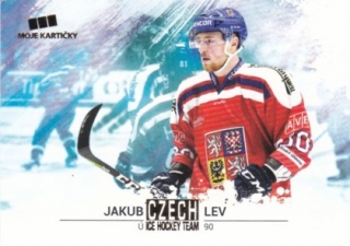 Hokejová karta Jakub Lev Czech Ice Hocky Team 2018 Gold Parallel