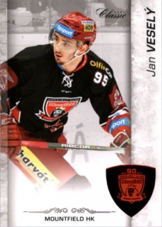 Hokejová karta Jan Veselý OFS 17/18 S.II. Red