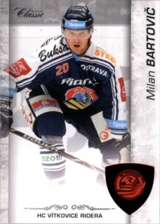 Hokejová karta Milan Bartovič OFS 17/18 S.II. Red
