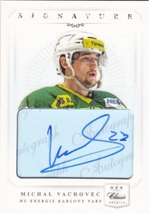 hokejová karta Michal Vachovec OFS 14/15 S.II. Authentic Signature Level 2