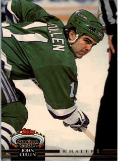 Hokejová karta John Cullen Topps Stadium 1992-93 řadová č. 160