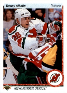 Hokejová karta Tommy Albelin Upper Deck 1990-91 řadová č. 88