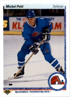 Hokejová karta Michel Petit Upper Deck 1990-91 řadová č. 181