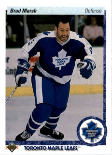 Hokejová karta Brad Marsh Upper Deck 1990-91 řadová č. 199