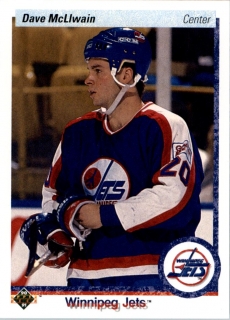 Hokejová karta Dave McLlwain Upper Deck 1990-91 řadová č. 216