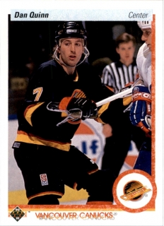 Hokejová karta Dan Quinn Upper Deck 1990-91 řadová č. 260