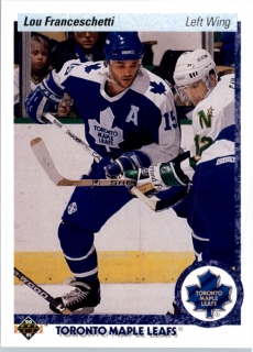Hokejová karta Lou Franceschetti Upper Deck 1990-91 řadová č. 396