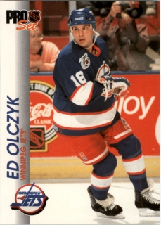 Hokejová karta Ed Olczyk Proset 1992-93 č.213