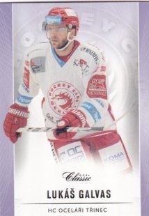 hokejová karta Lukáš Galvas OFS 16-17 Purple