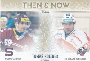 hokejová karta Tomáš Rolinek OFS 16-17 Then and Now RHK