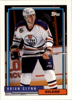 Hokejová karta Brian Glynn Topps 1992-93 řadová č. 198