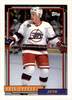 Hokejová karta Kris Draper Topps 1992-93 řadová č. 249