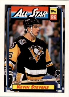 Hokejová karta Kevin Stevens Topps 1992-93 All Star č. 259
