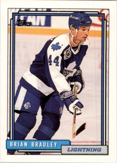 Hokejová karta Brian Bradley Topps 1992-93 řadová č. 291