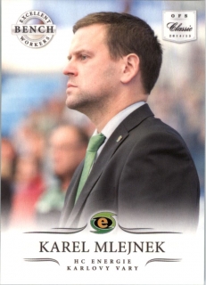Hokejová karta Karel Mlejnek OFS 14-15 S.I. Excelent Bench Workers