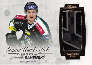 Hokejová karta Zdeněk Bahenský OFS 17/18 S.II. Game Used Stick 