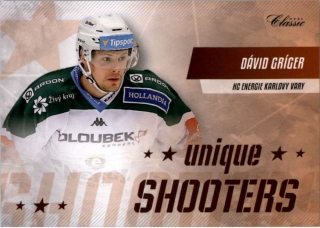 hokejová karta David Gríger OFS 2019-20 s1 UNIQUE SHOOTERS