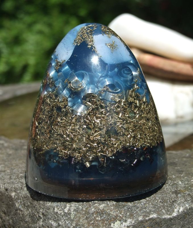 Sfera chalcedonová orgonit