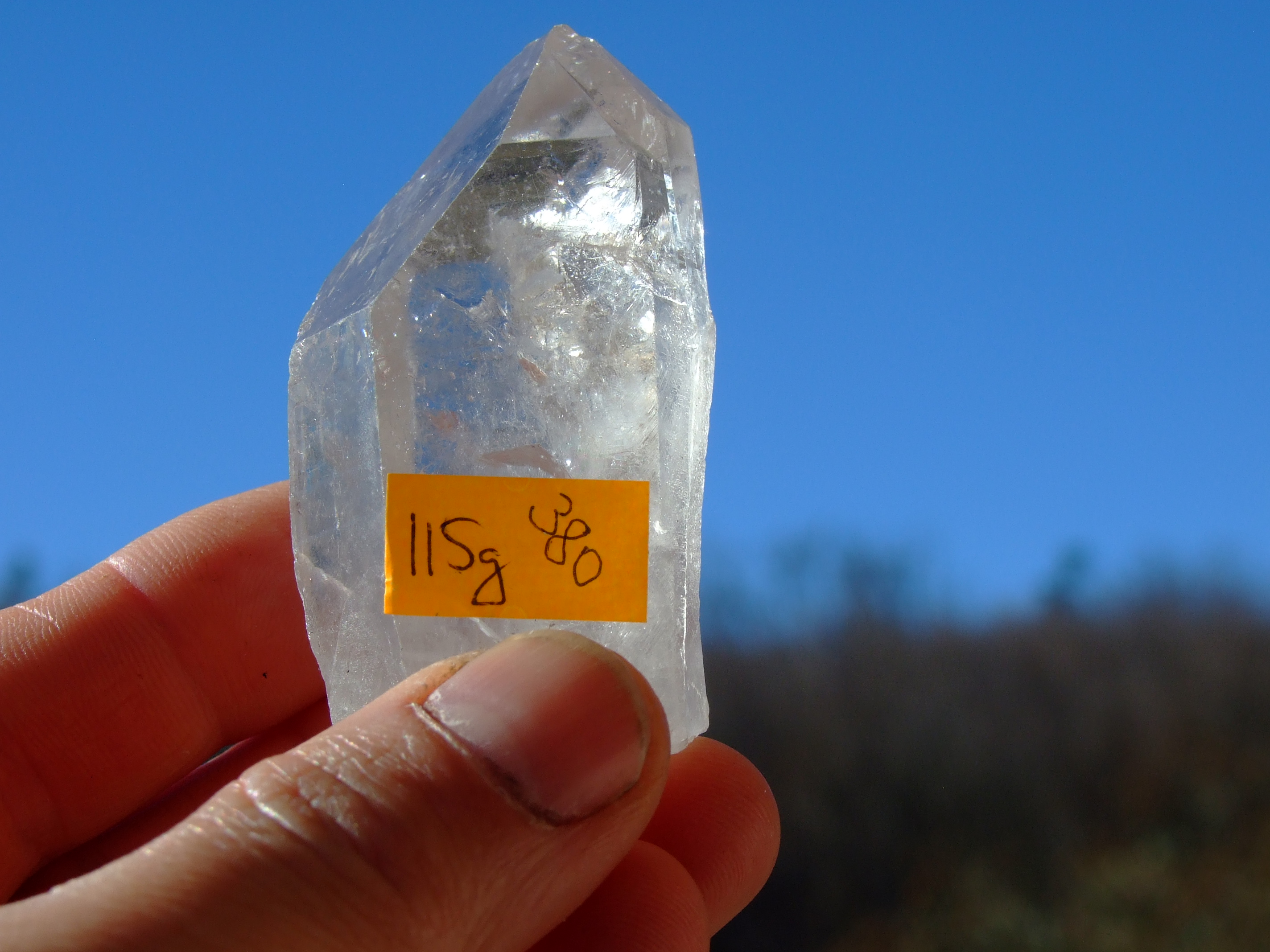 Krystal křišťálu 115g srostlice
