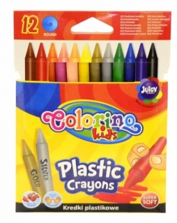 Plastové pastelky 12 barev