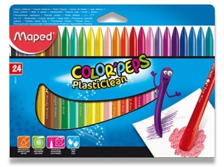 Plastové pastelky Color'peps Plasticlean 25 barev