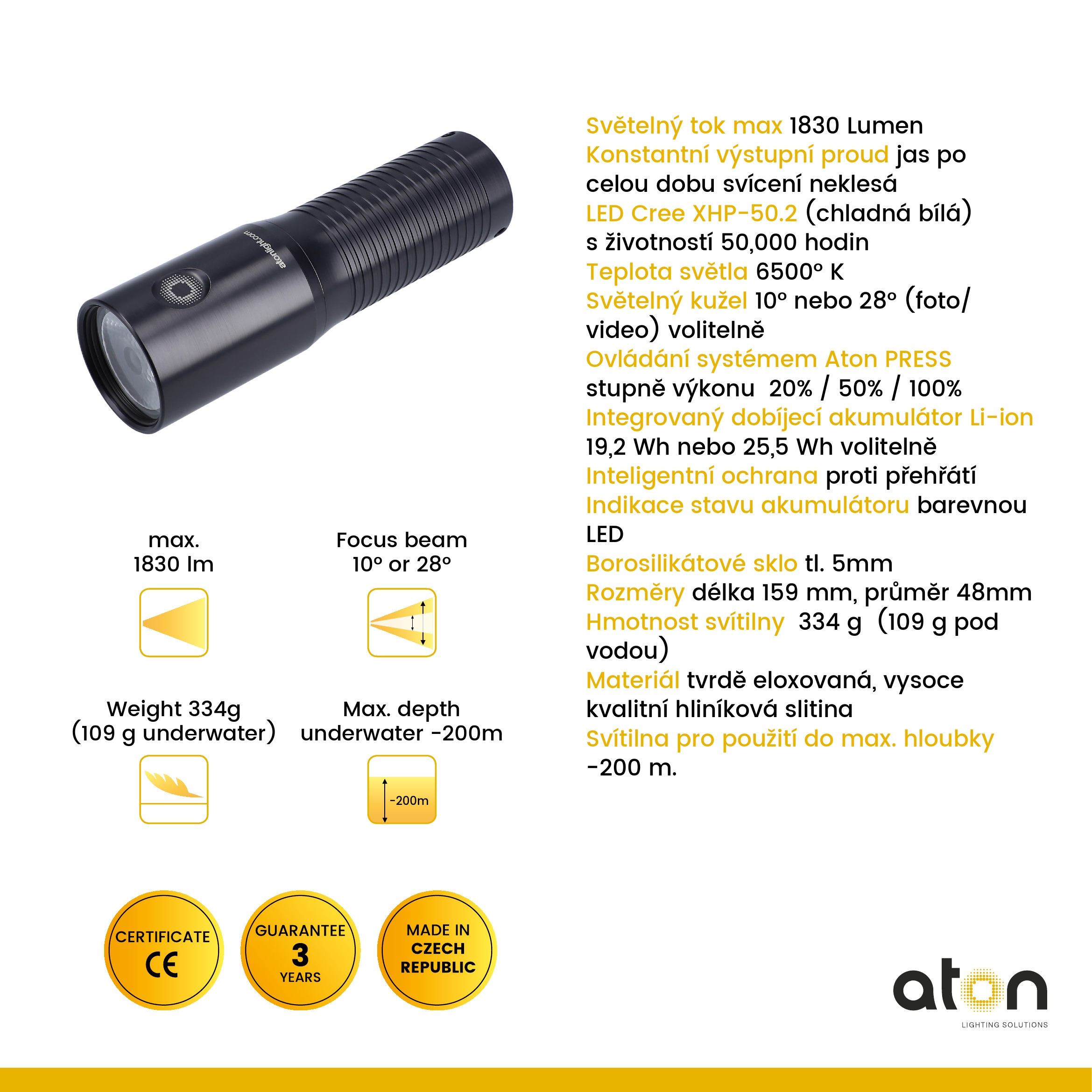 Aton Handy Photo/Video, HD Battery-pack