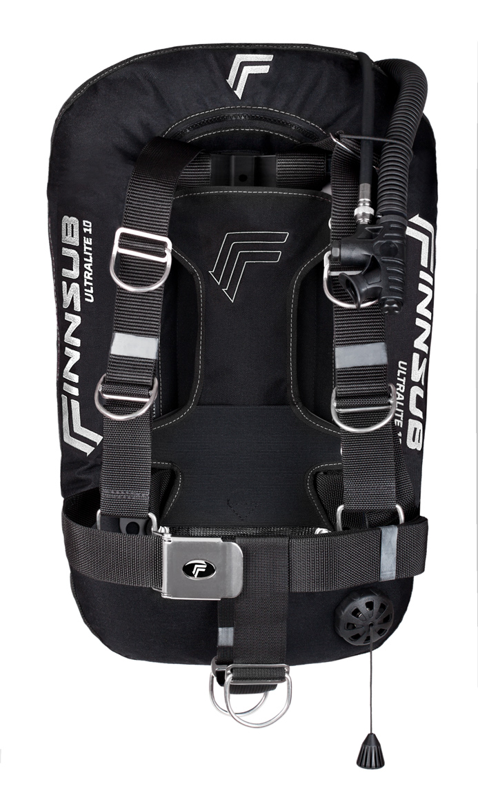ULTRALITE 13 SILVER SET - BONE backplate vč. dečky, včetně Tank w. kapes