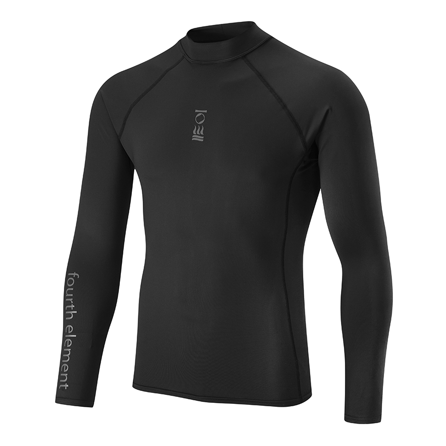 MEN'S LONG SLEEVE TOP - BLACK