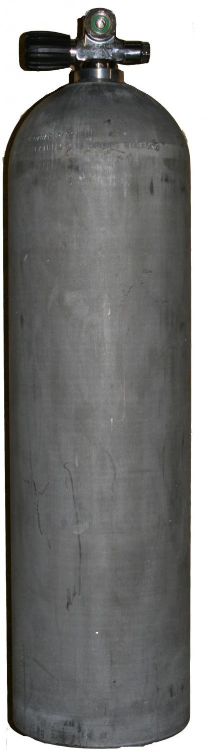 Hliníková láhev S 80 - sidemount, pravá