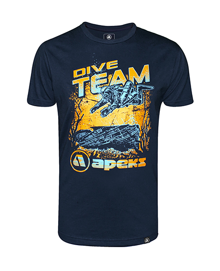 Tričko Dive Team APEKS Navy
