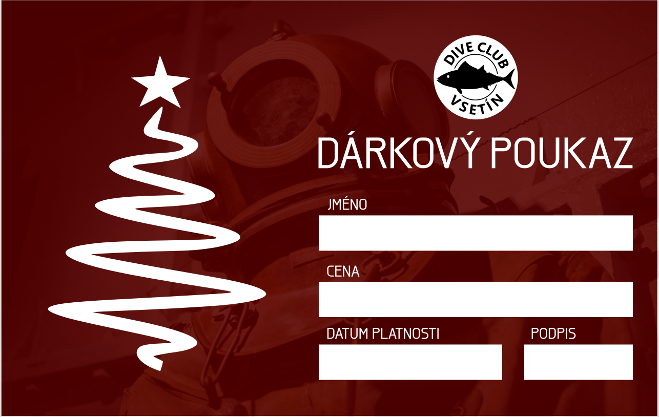 Vánoční dárkový poukaz na nákup zboží