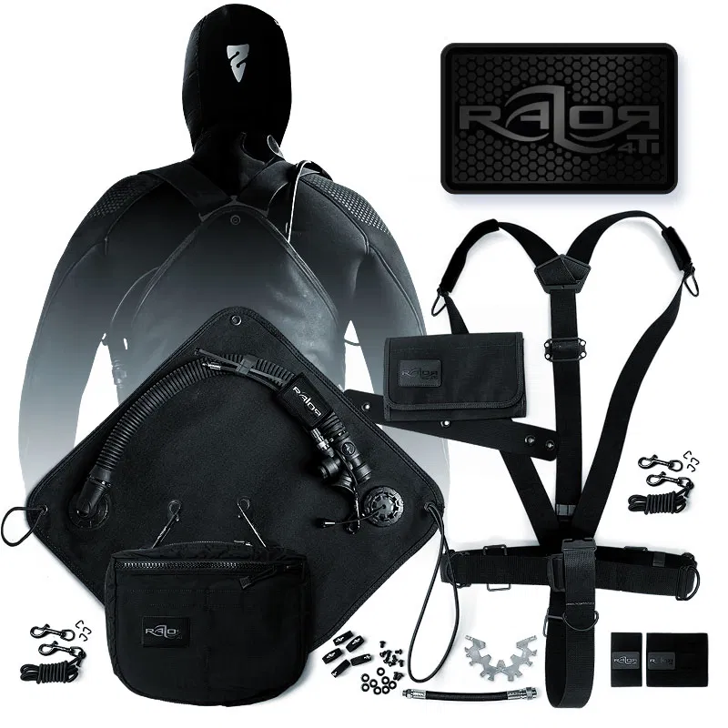 RAZOR 4 BLACK TITANIUM SIDE MOUNT SYSTEM