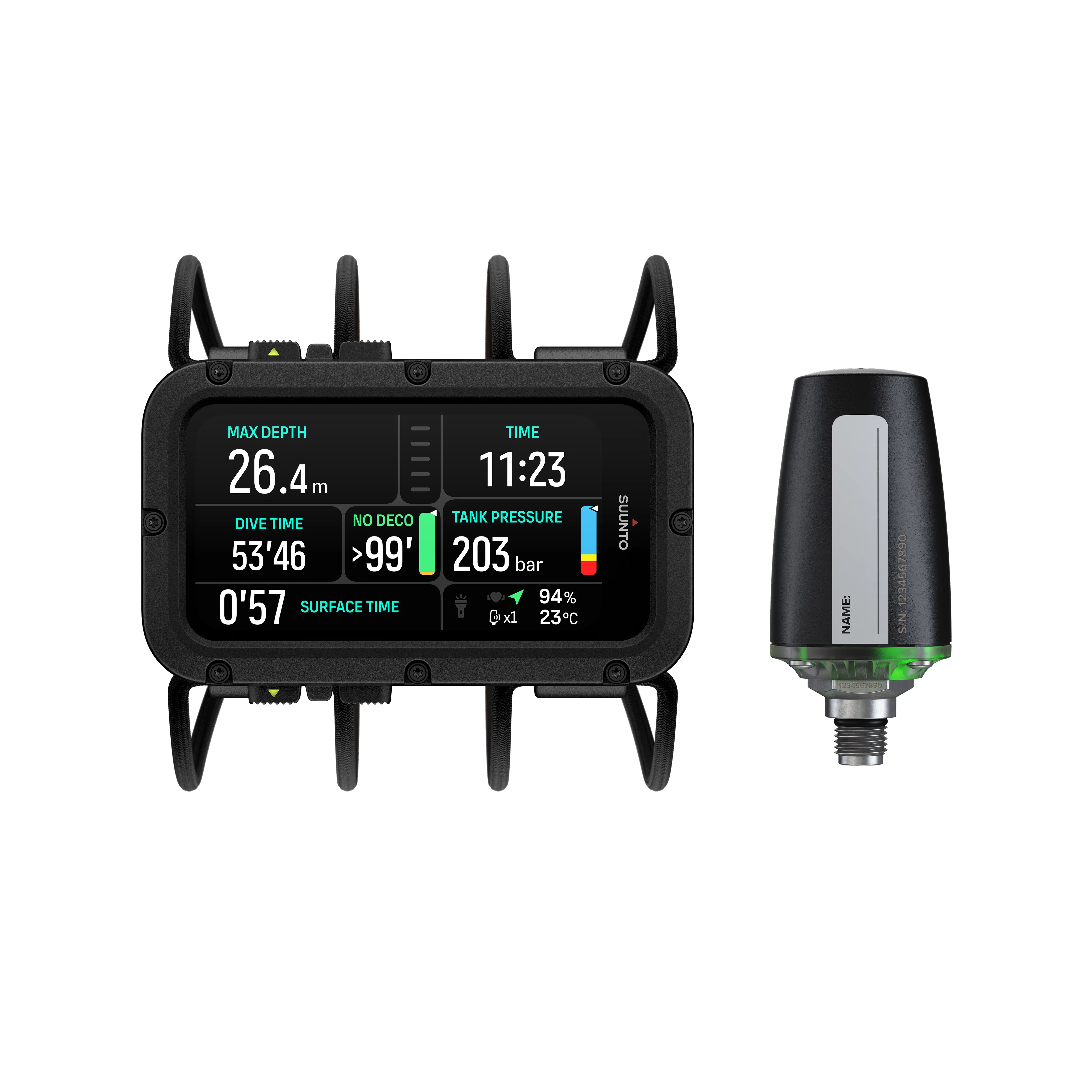 Nautic - Bungee Cord & Tank Pod, Suunto