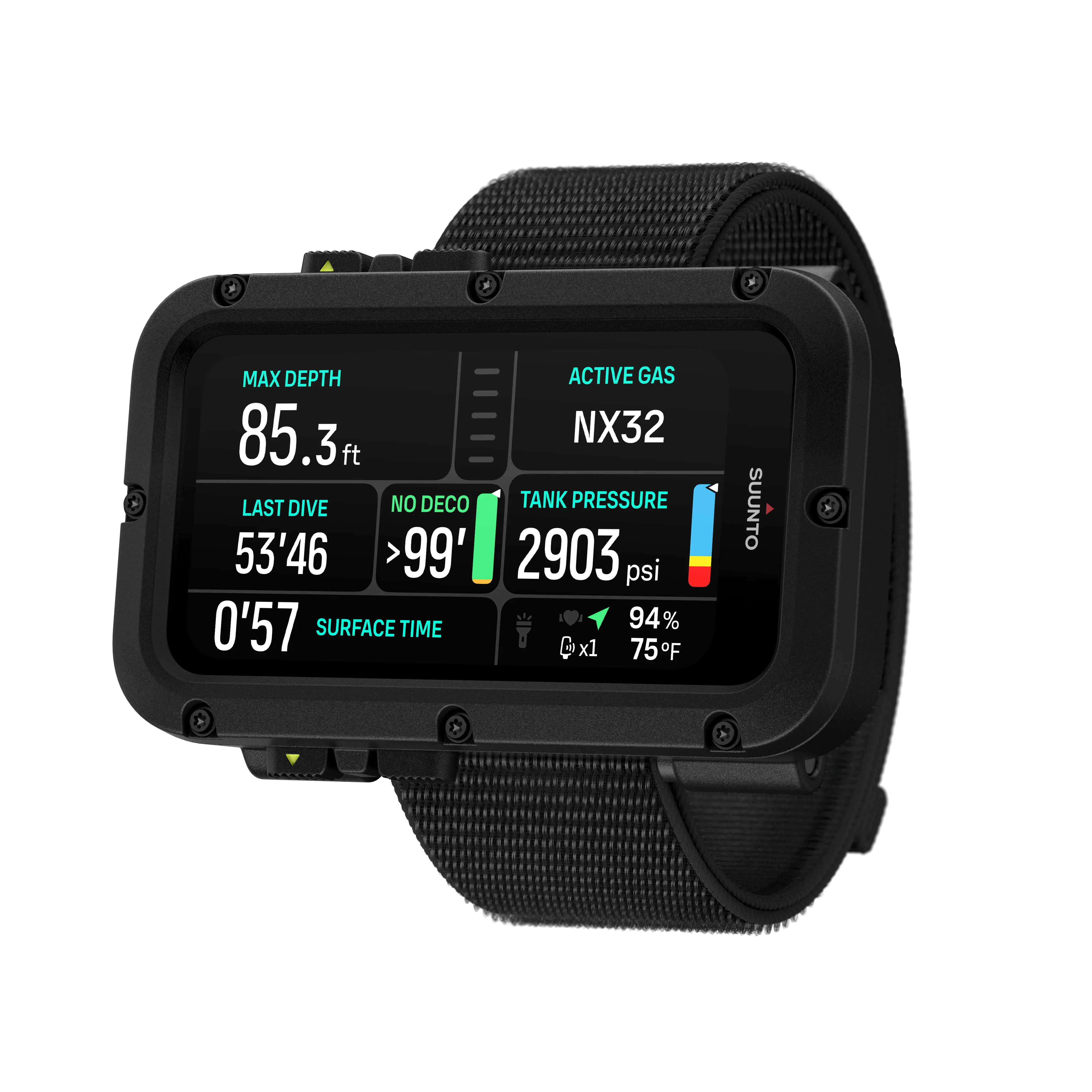 Nautic - Elastic Textile Strap, Suunto