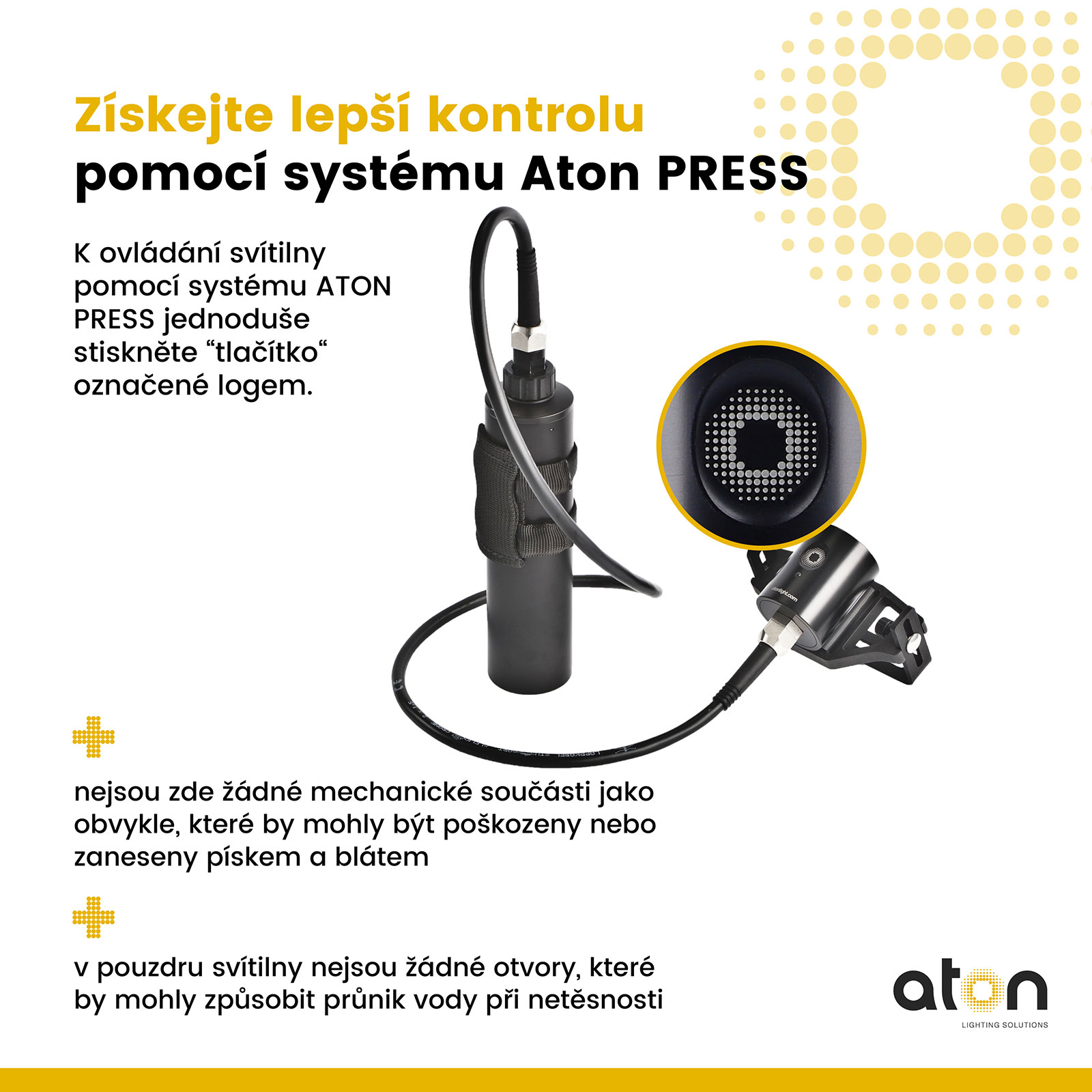 Aton Tech corded, HD Battery-pack