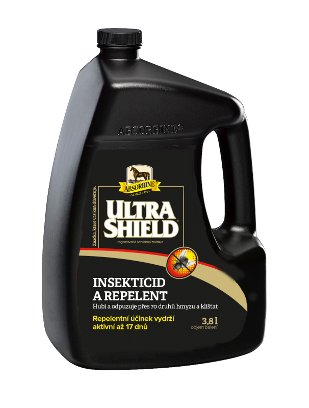Repelent pro koně Absorbine UltraShield - 3 800ml ekonomické balení, Kanystr 3,8