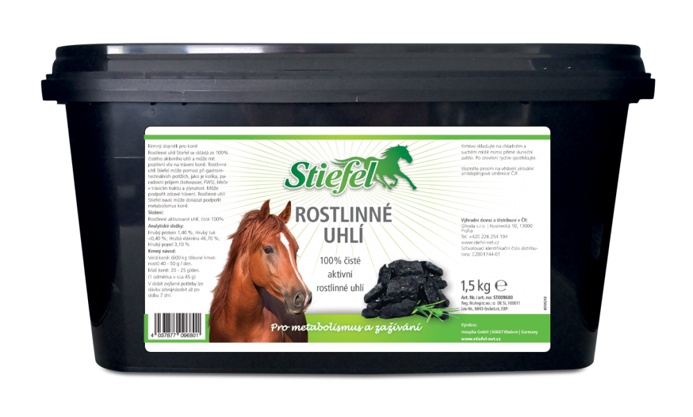 Rostlinné aktivní (medicinální) uhlí při problémech s trávicím aparátem (Kyblík 