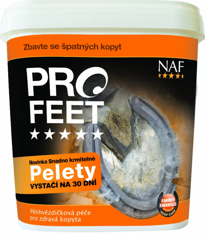 Pro Feet pellets pro zdravá kopyta s biotinem, kyblík 3 kg