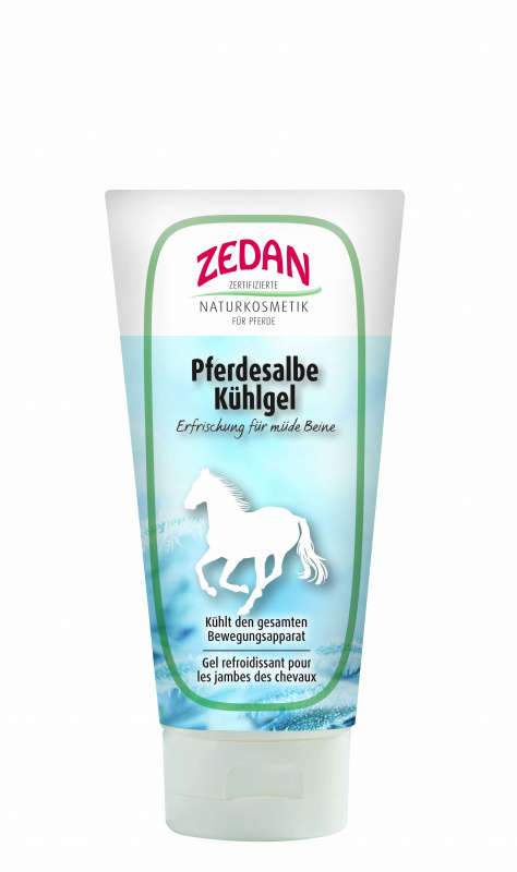 Chladivá koňská mast Pferdesalbe Kuhlgel pouze z přírodních látek (Tuba 200ml)
