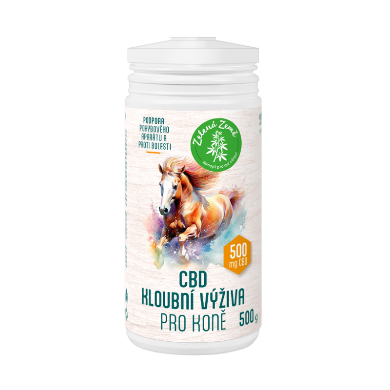 Kloubní výživa pro koně s CBD 500 g