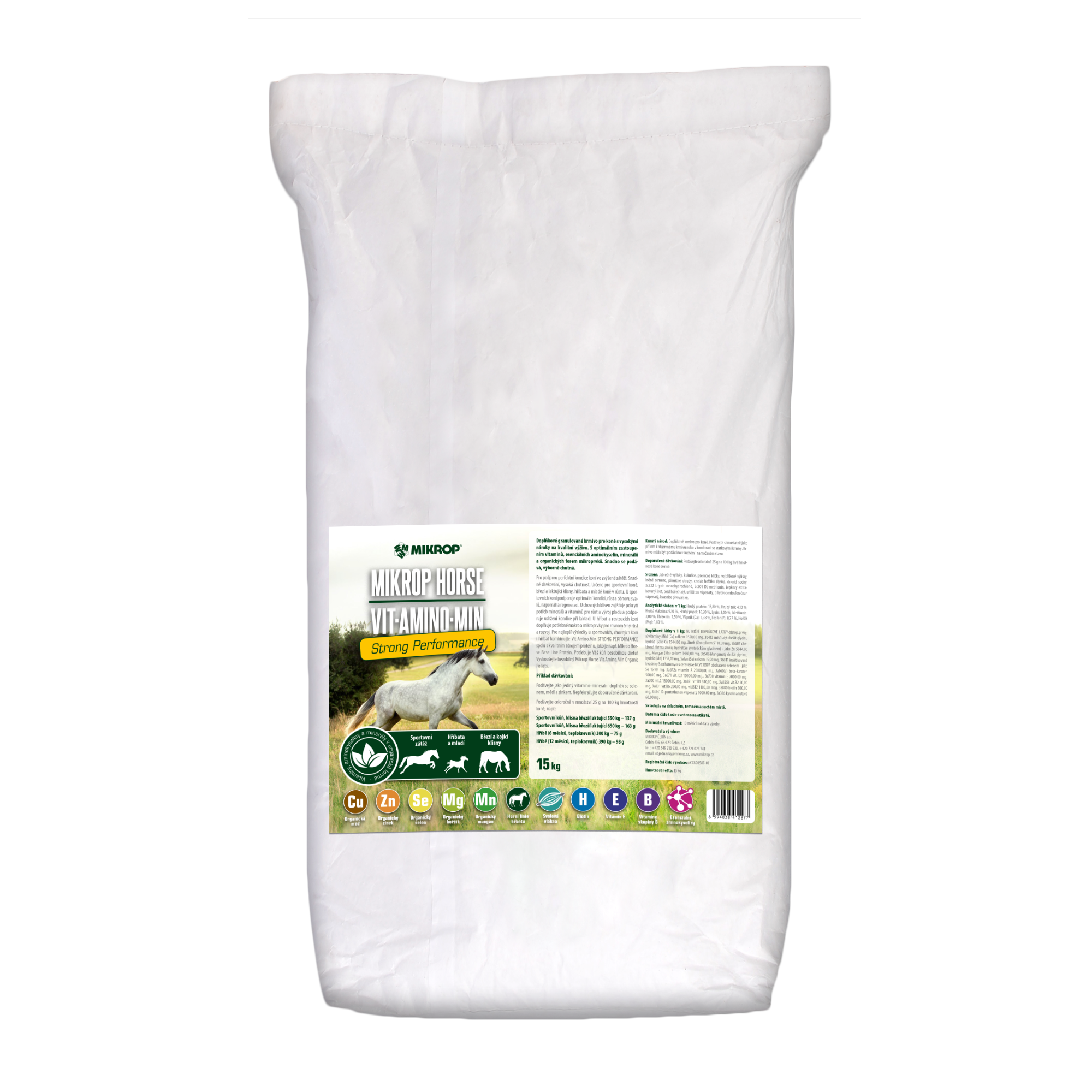 Mikrop® Horse VIT.AMINO.MIN STRONG PERFORMANCE 15 kg