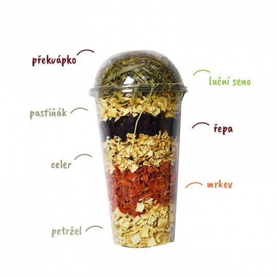VeggieCUP - zeleninový kelímek 190 g 