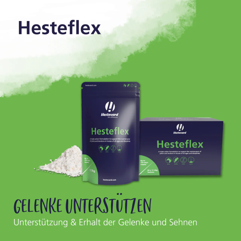 Koncentrovaná kloubní výživa pro koně Veterinary Hesteflex, balení 60 sáčků po 11,28g
