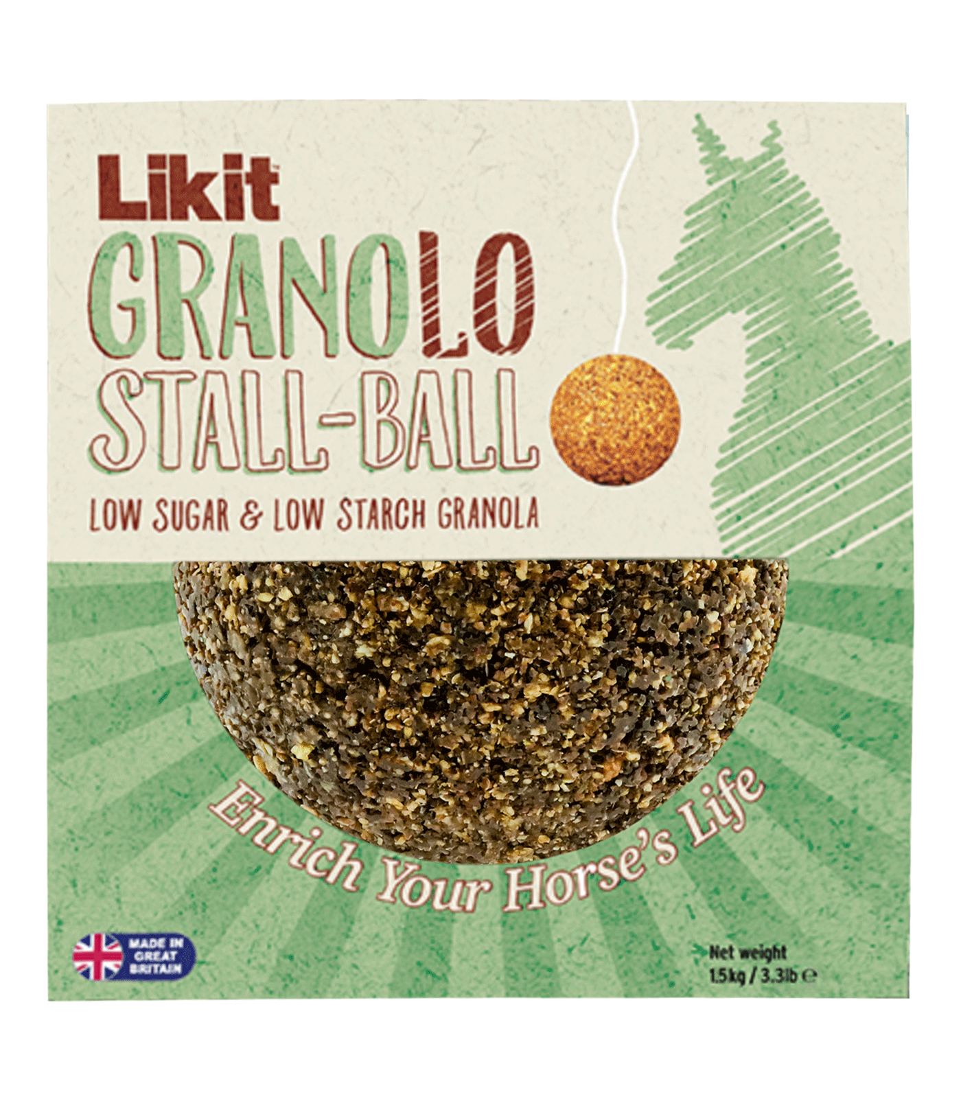 LIKIT MÜSLI balón 1,6kg se sníženým obsahem cukru