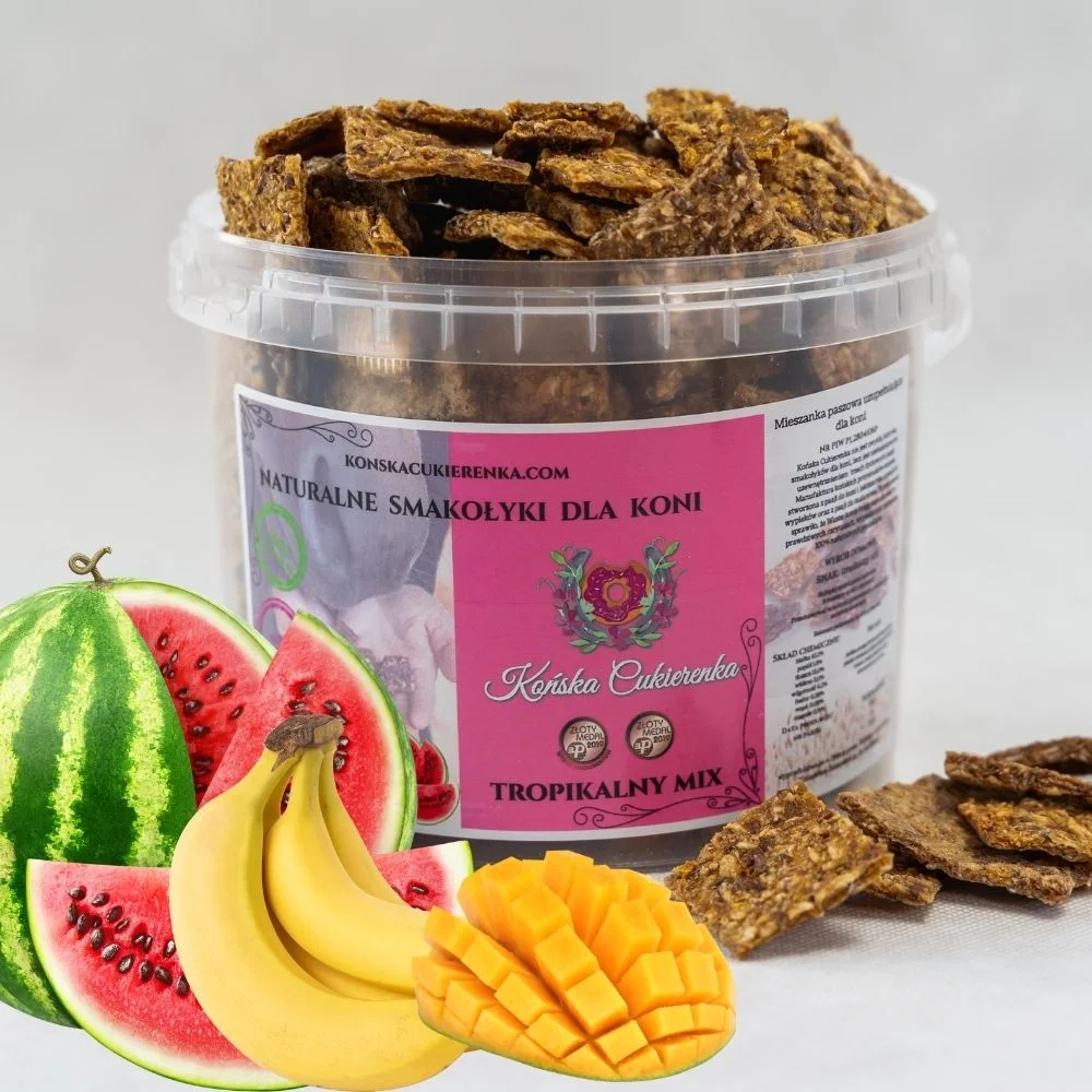 Tropical MIX – přírodní pamlsky pro koně
