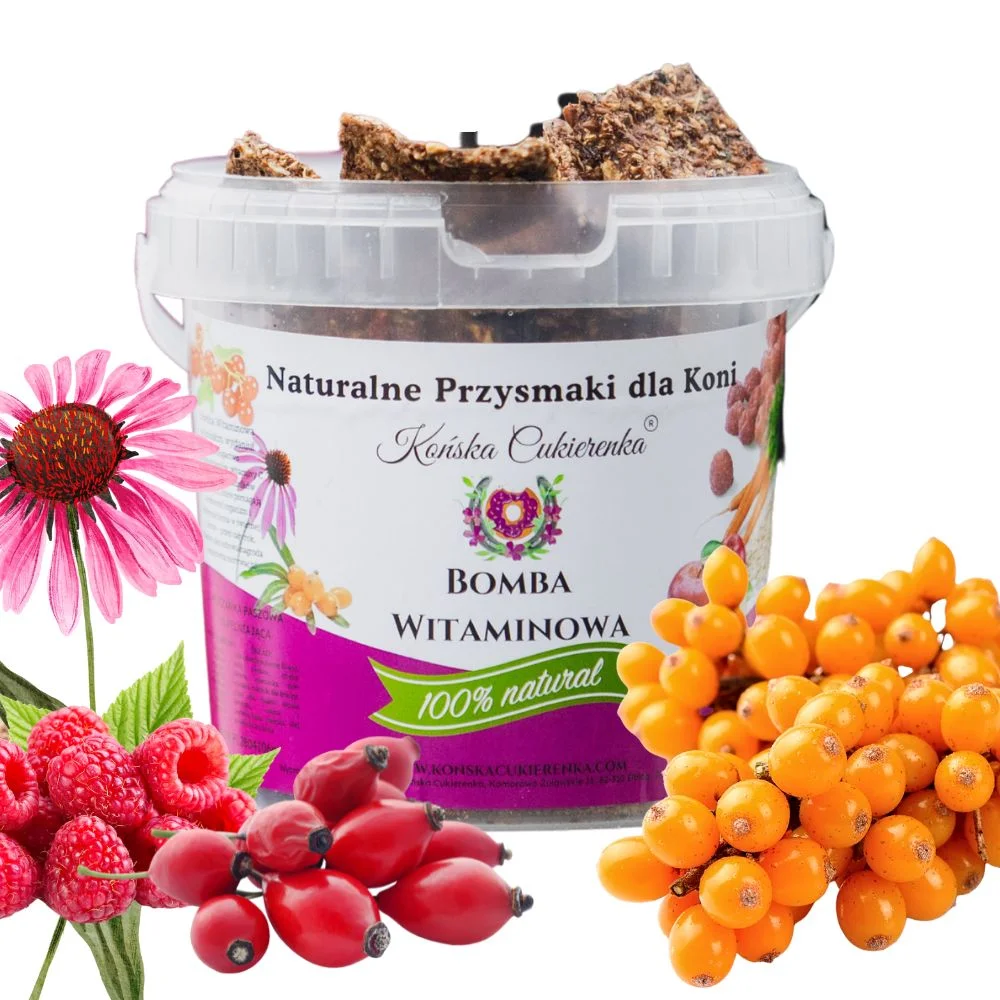 Vitamínová bomba - přírodní pamlsky pro koně