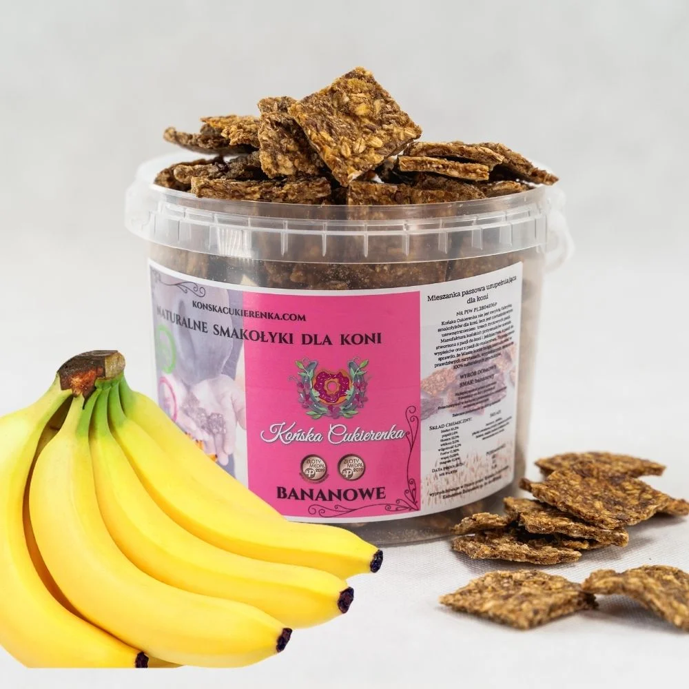 Banana bliss - přírodní pamlsky pro koně