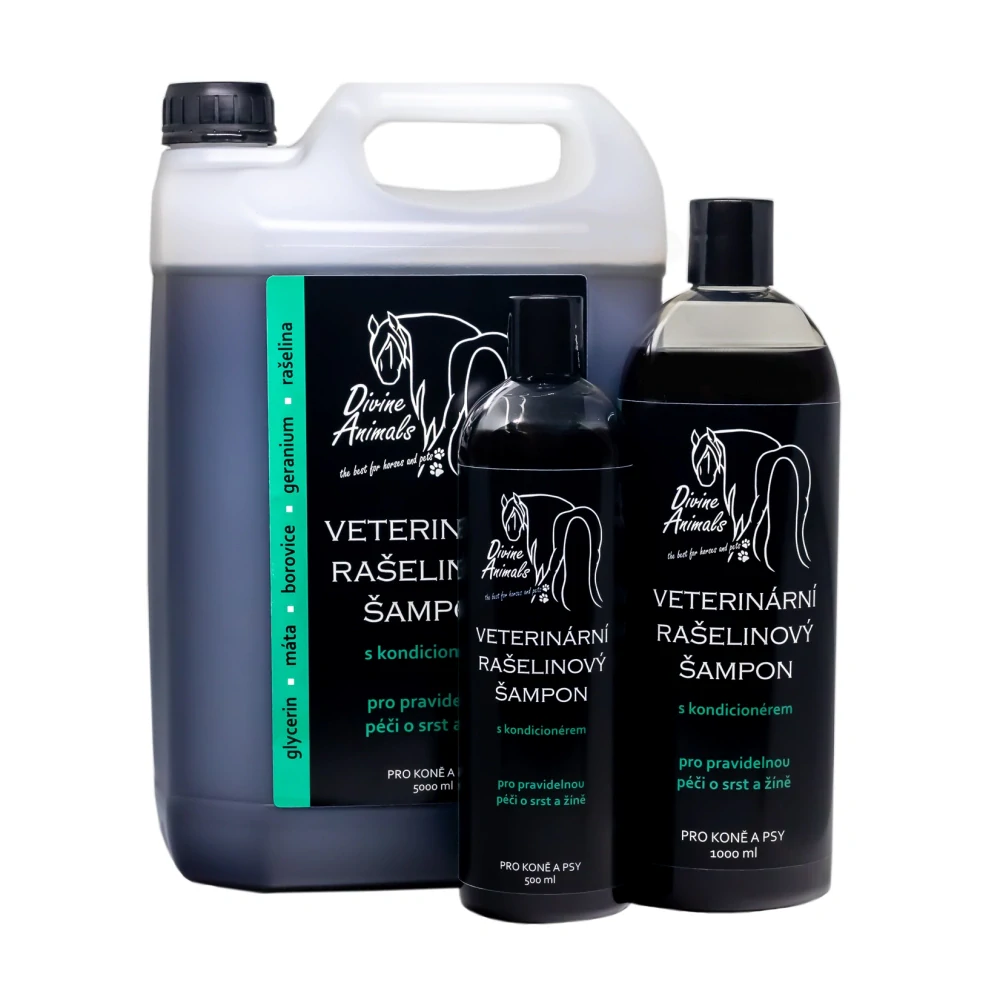 Veterinární rašelinový šampon s kondicionérem